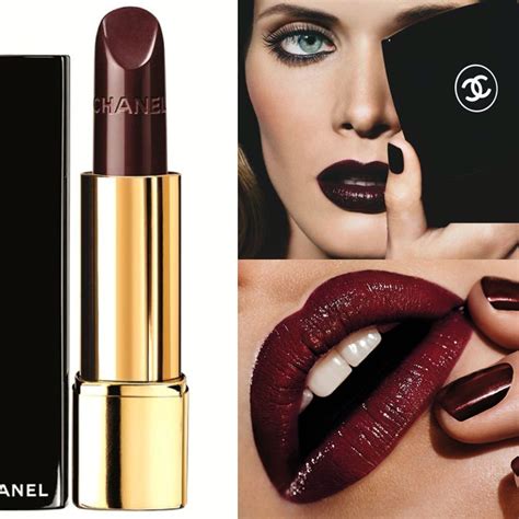 chanel rouge noir colors